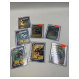 4 DIGIMON & 3 YU-GI-OH CARDS NM - MINT