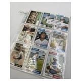 1974 TOPPS BASEBALL EX- MINT LOT OF 27 DIFFERENT