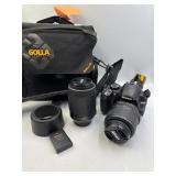 NIKON D3100 CAMERA WITH EXTRA LENS