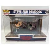 FUNKO POP STRANGER THINGS STEVE AND DEMODOG #728