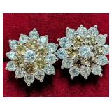 SILVER(4.8G),  SMOKEY QUARTZ (APP 1CT) EARRING