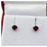 14KT YELLOW GOLD NATURAL GARNET (0.70CT) HEART