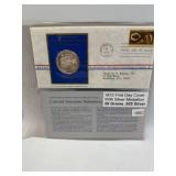 1972 FIRST DAY COVERWITH SILVER MEDALLION 26
