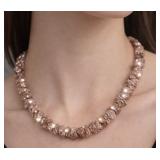 NATURAL DIAMOND (14.57CT)  NECKLACE 16'
