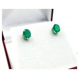 STERLING SILVER NATURAL GREEN ONYX (3.40CT)