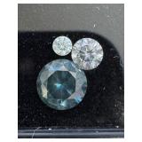 COLOR MOISSANITE APP 3CT ASSORTED GEMSTONE