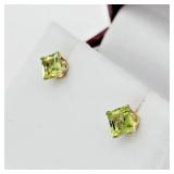 14KT YELLOW GOLD NATURAL PERIDOT (0.70CT)