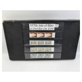 1970'S ISLE OF MAN LARGE LOT OF STAMPS IN BOX