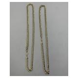 (2) COSTUME JEWELLERY NECKLACES