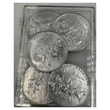 CALGARY STAMPEDE ALUMINUM TOKENS LOT OF 5