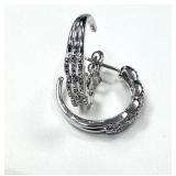 STERLING SILVER NATURAL DIAMOND (0.02CT)