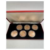 1982 CALGARY FLAMES BRONZE PRESENTATION HOCKEY