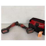 LOT MILWAUKEE GRINDERS WITH BATTERIES