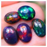 3.5 CT BLACK OPAL GEMSTONE PARCEL,APPRAISAL $4375