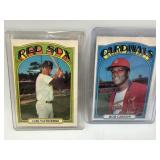 1972 O PEE CHEE BASEBALL CARL YASTRZEMSKI & BOB