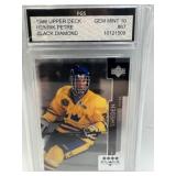 1998 UD GRADED FGS 10 HENRIK PETRE BLACK DIAMOND