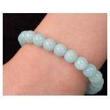 GENUINE AMAZONITE BRACELET FLEXIBLE
