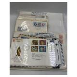 50 WORLDWIDE STAMP COVERS