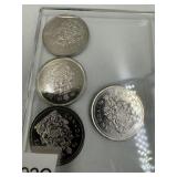 CANADA FIFTY CENT COINS 1995, 1997, 1998 AND