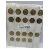 1996 PINNACLE NHL MEDALLIONS 19 DIFFERENT HOCKEY