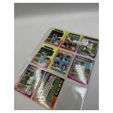 1975 TOPPS BASEBALL 8 CARDS