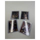 BASKETBALL SIGNED CARDS LOT OF 4