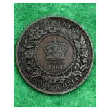 NOVA SCOTIA 1861 LG 1 CENT