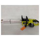 RYOBI 40V CHAINSAW WITH BATTERY