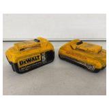 (2) DEWALT BATTERIES