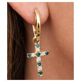 14K(1.71G), NATURAL DIAMOND (0.15CT) EARRING