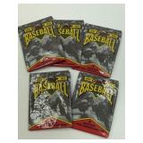 1993 O PEE CHEE BASEBALL LOT OF 5 SEALED PACKS