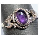 SILVER(2.35G),  AMETHYST RING