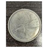 SILVER(5.87G), 25 CENT COIN