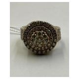 14K LADIES RING (MISSING SEVERAL STONES)