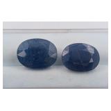 12.15 CT BLUE SAPPHIRE GEMSTONE PAIR,APP. $14580