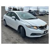 2013 HONDA CIVIC LX 266634 KMS