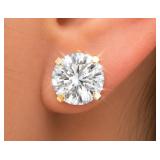 14K(0.6G),  MOISSANITE (2.4CT) EARRING