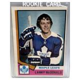 1974-75 O PEE CHEE #168 LANNY MCDONALD ROOKIE