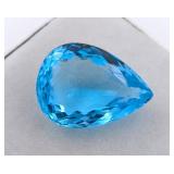 40.66 CT ROYAL BLUE TOPAZ GEMSTONE