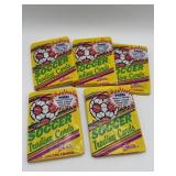 5 WAX PACKS 1990-91 SOCCER CARDS