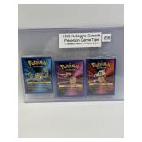 POKEMON KELLOGGS 1999 3 SEALED CEREAL PACKS WITH