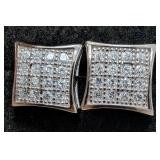 SILVER(1.67G),  CZ EARRING