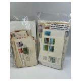 2 WORLD WIDE STAMP COVER LOTS 110 TOTAL
