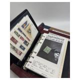3 STAMP ALBUMS WITH STAMPS