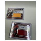2 X 2014-15 SPX HOCKEY ROOKIES JERSEY & AUTOGRAPH
