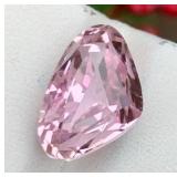 6.85 CT PINK KUNZITE GEMSTONE, APPRAISAL $3767