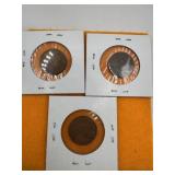 (3) REICHSPFENNING COINS
