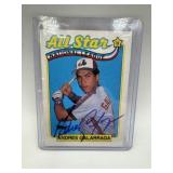 ANDRES GALARRAGA MONTREAL EXPOS SIGNED CARD
