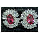 SILVER(4.21G), CZ EARRING