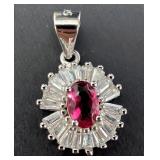 SILVER(1.48G), CZ PENDANT